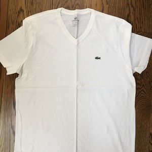 Men’s Lacoste V Neck - off white size 5